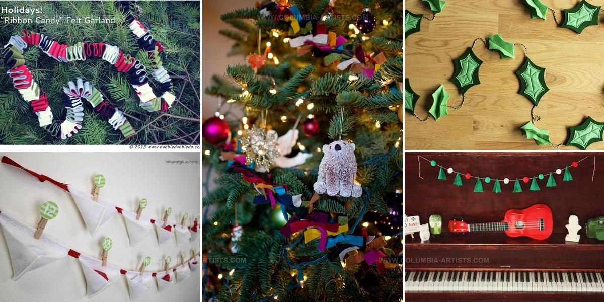 6068509 DIY Felt Christmas Garlands