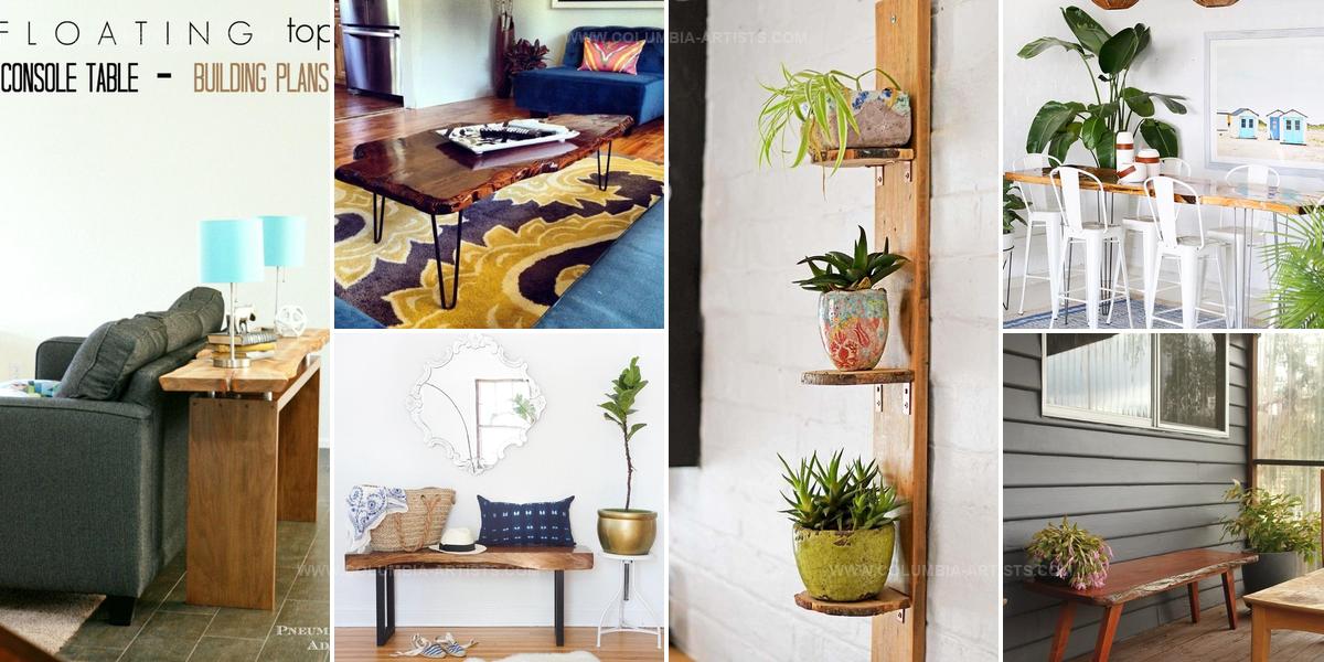 5788598 DIY Live Edge Furniture Ideas