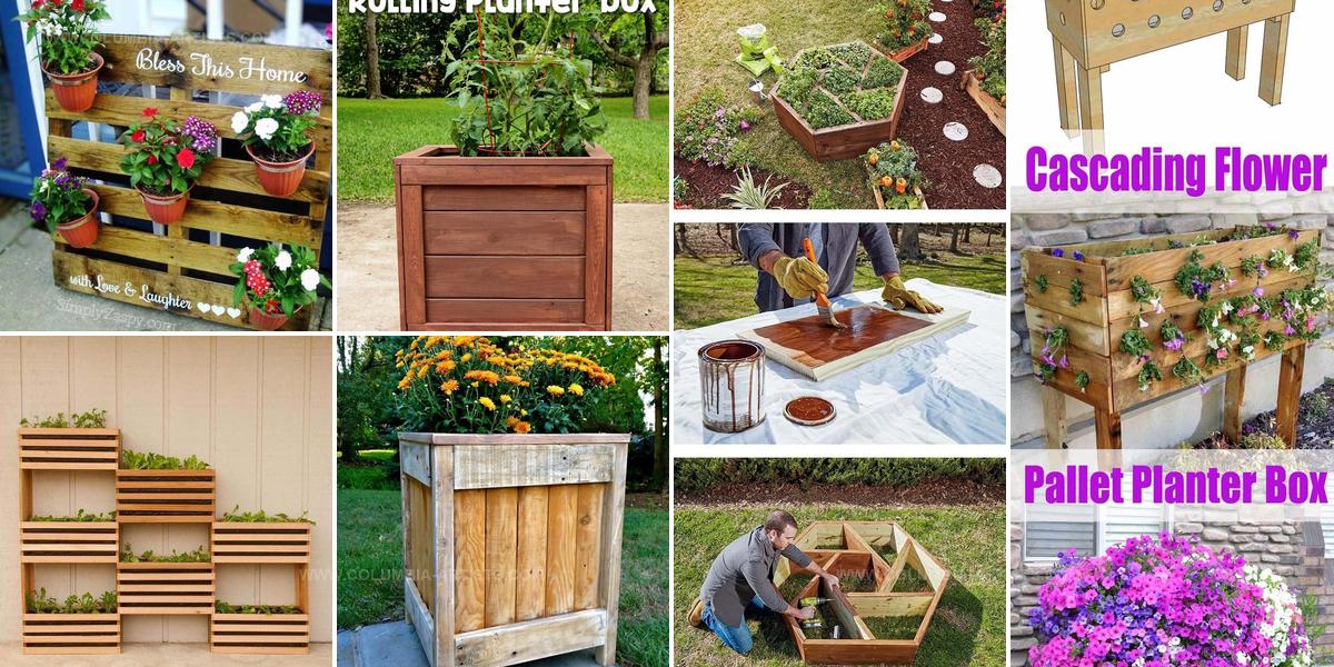 5750672 DIY Pallet And Wood Planter Box Ideas