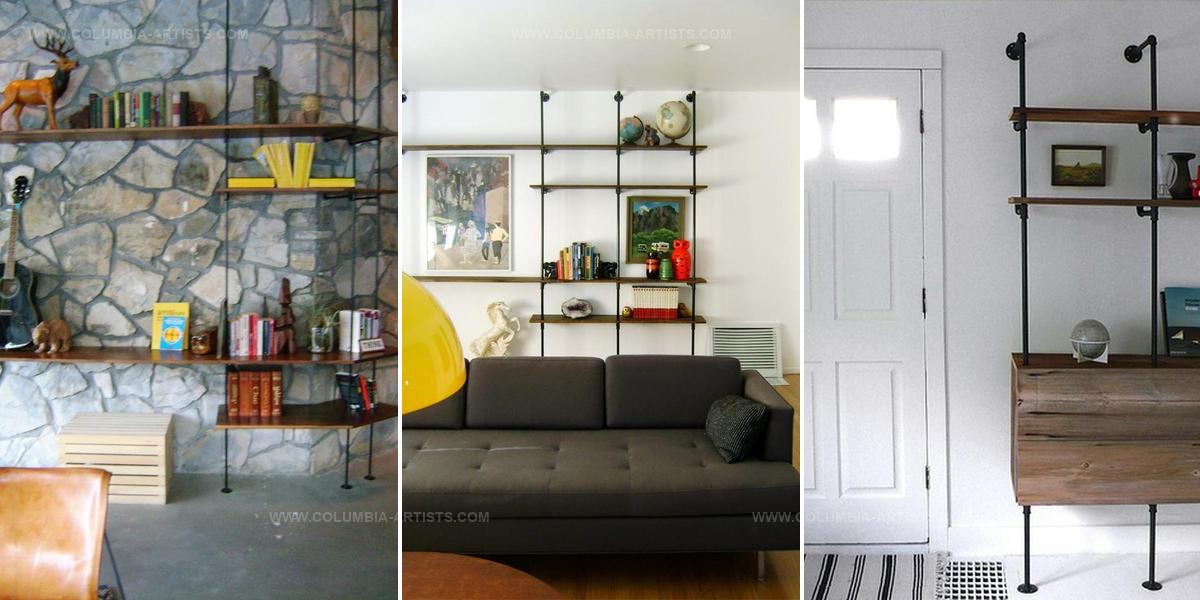 9894142 DIY Pipe Wood Shelving Ideas
