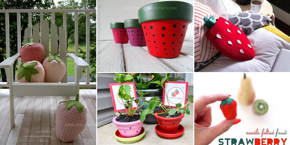 8646898 Bright DIY Strawberry Crafts