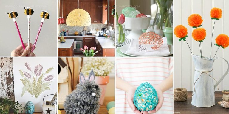 3750597 DIY Spring Yarn Decorations And Accessories