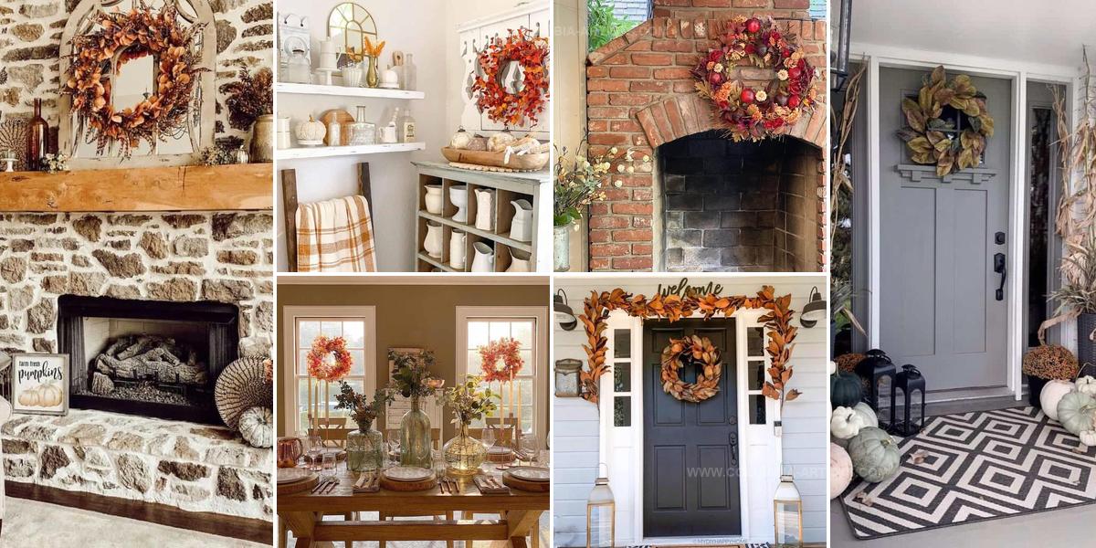 1616945 Fall Wreath Ideas for Home Decor