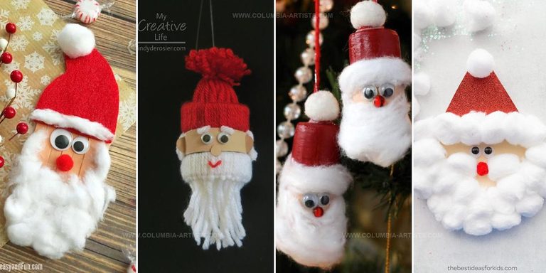 3186123 DIY Santa Ornaments