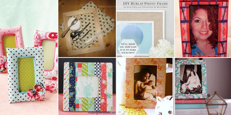 6356503 DIY Fabric Photo Frames