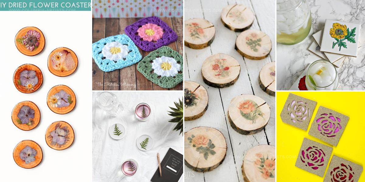 2843699 DIY Floral Botanical Coasters