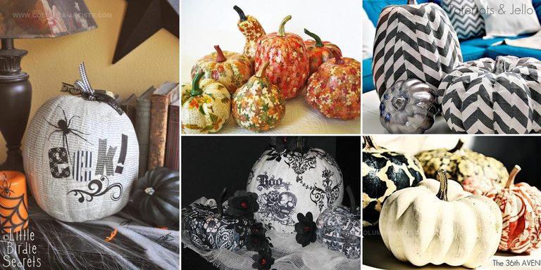 1568820 DIY Decoupage Pumpkin Ideas