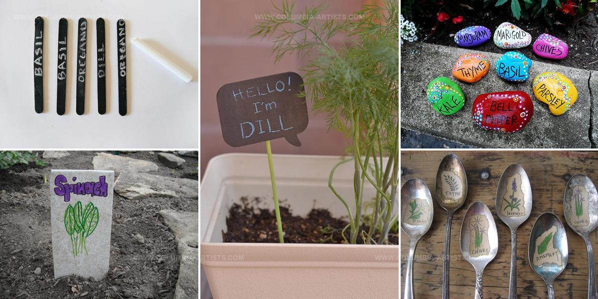 9828038 DIY Garden Marker Ideas