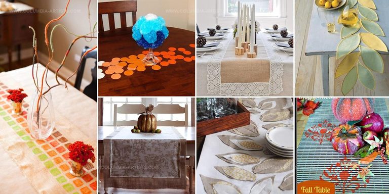 1072484 DIY Fall Table Runners