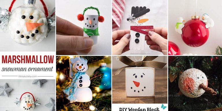 4301551 DIY Snowman Christmas Ornaments