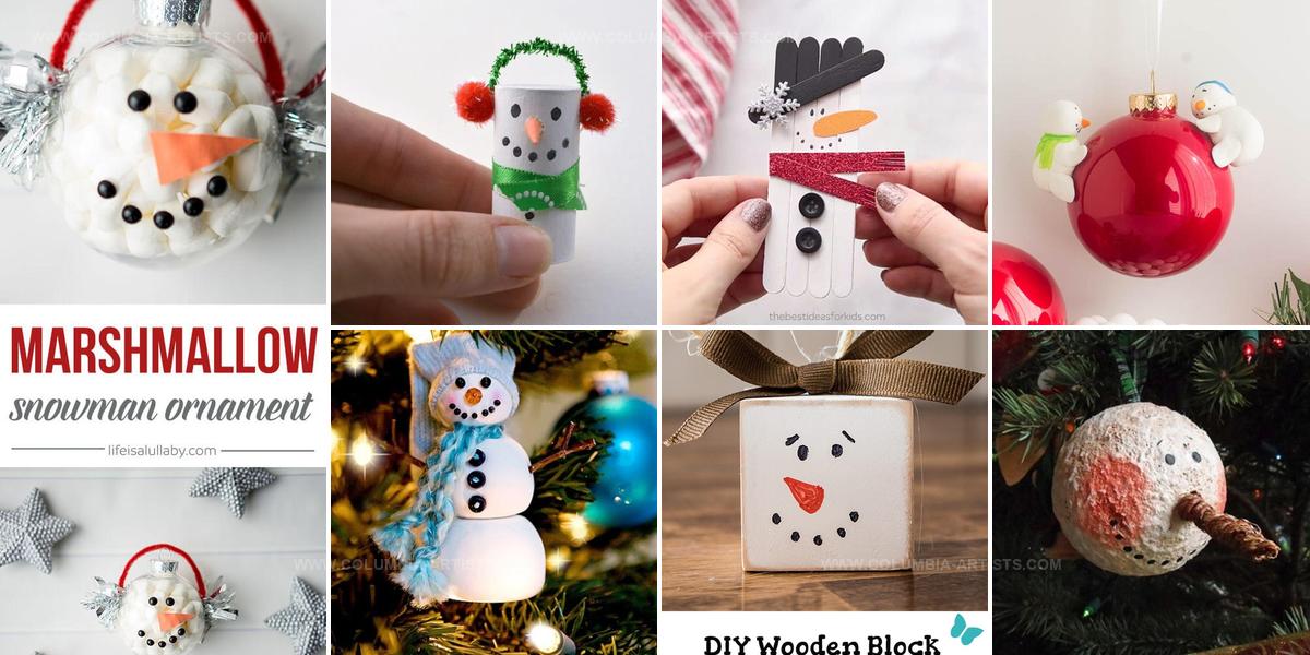 4301551 DIY Snowman Christmas Ornaments