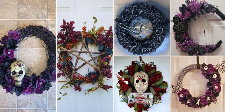 6707694 DIY Halloween Wreaths