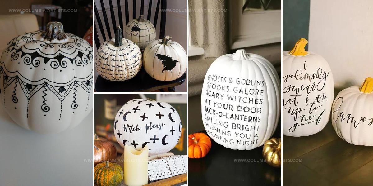 7576811 Sharpie Halloween Pumpkin Ideas