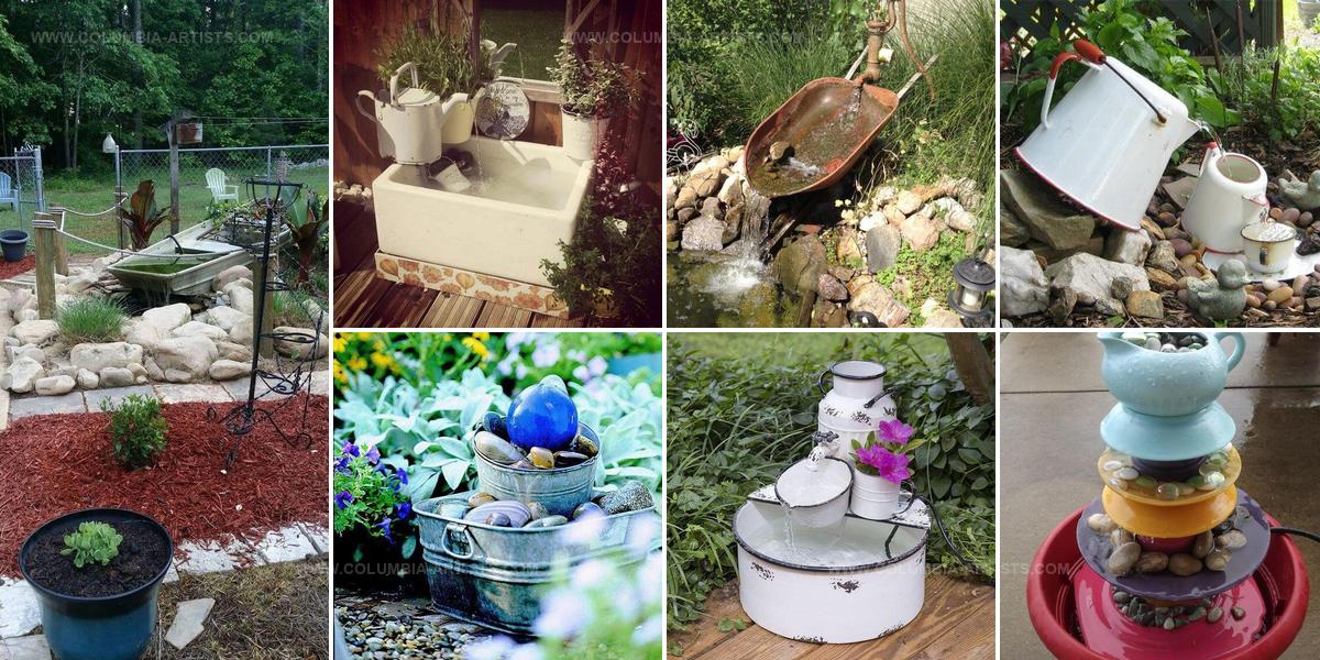 3808472 Recycled Outdoor Water Feature Ideas