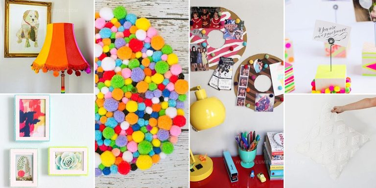 6496095 DIY Pompom Summer Crafts