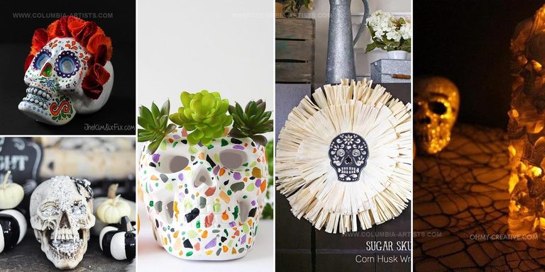 9733473 Unusual DIY Halloween Skull Decorations