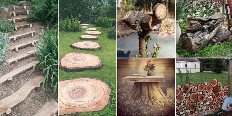 1689081 Old Log Garden Ideas