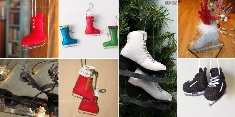 4131901 DIY Ice Skate Winter Decorations