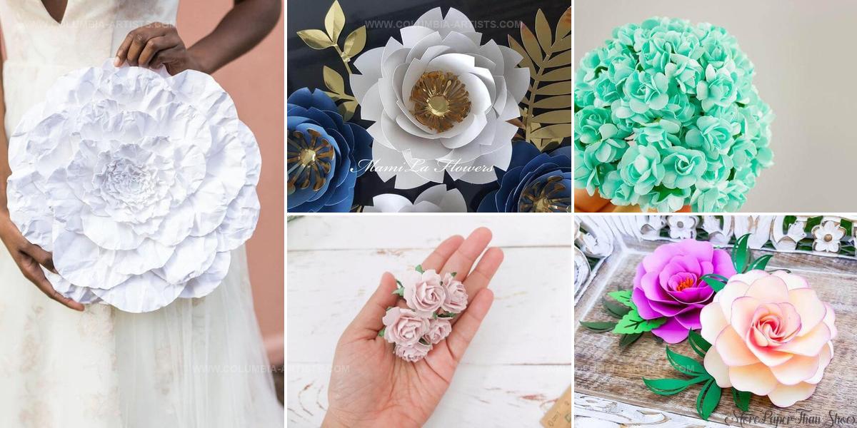 6086283 Paper Flower Decoration Ideas