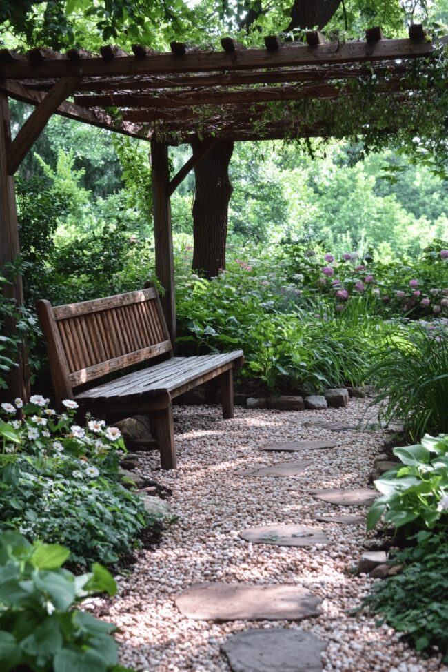 Charming Wooden Garden Features