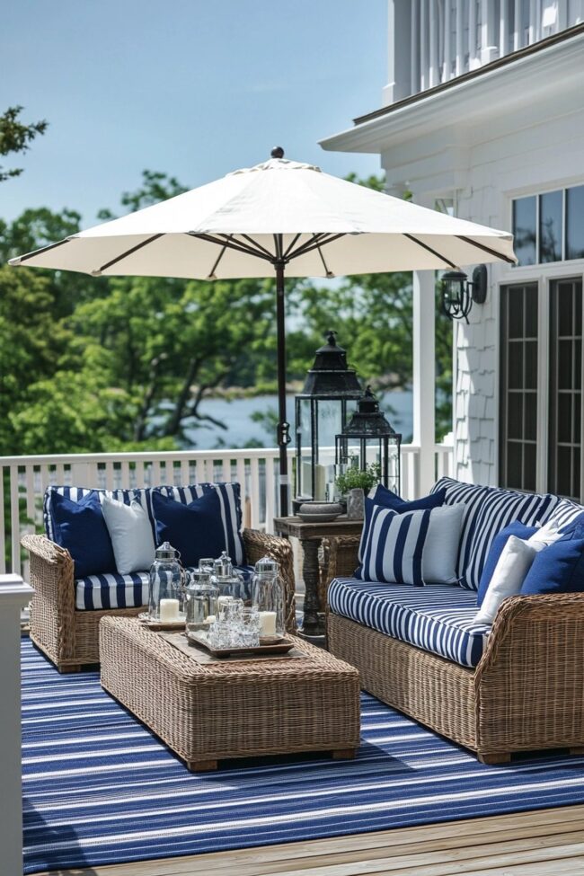 Nautical Inspired Navy and White Designs