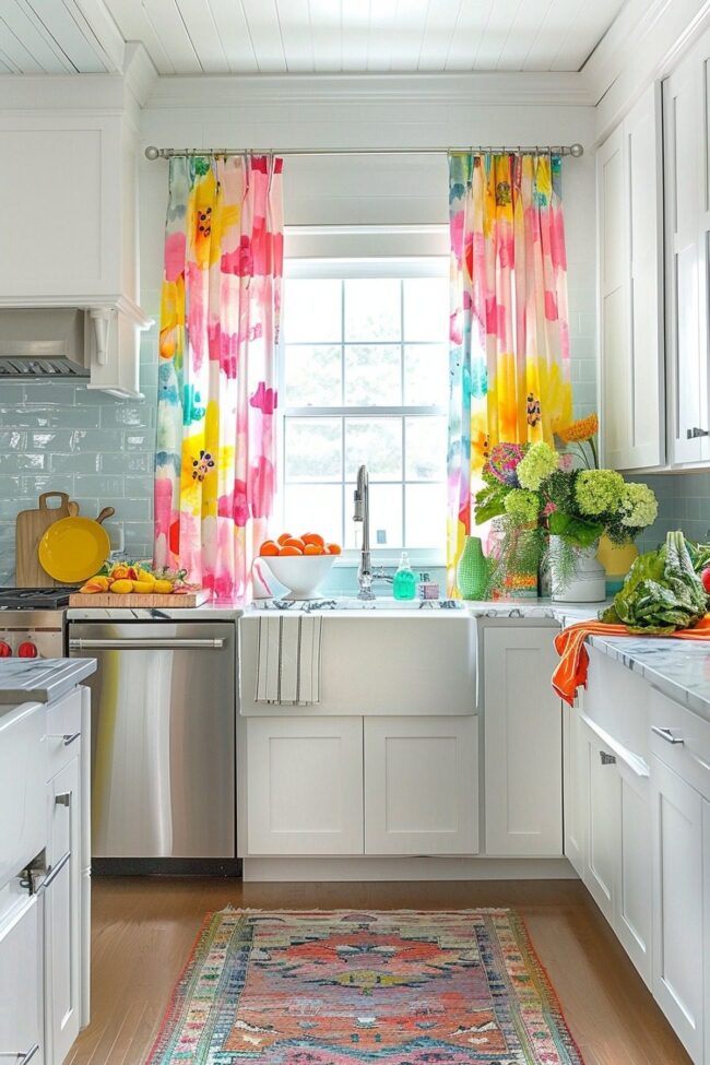 Whimsical Watercolor Drapery