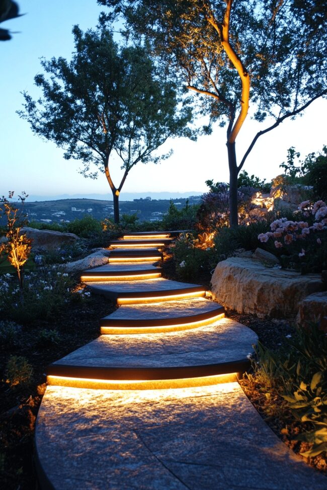 Sleek Modern Garden Lighting Designs