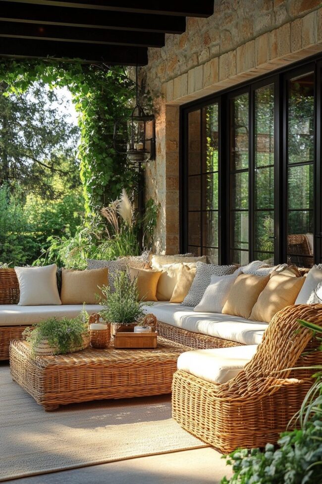 Natural Rattan and Wicker Decor