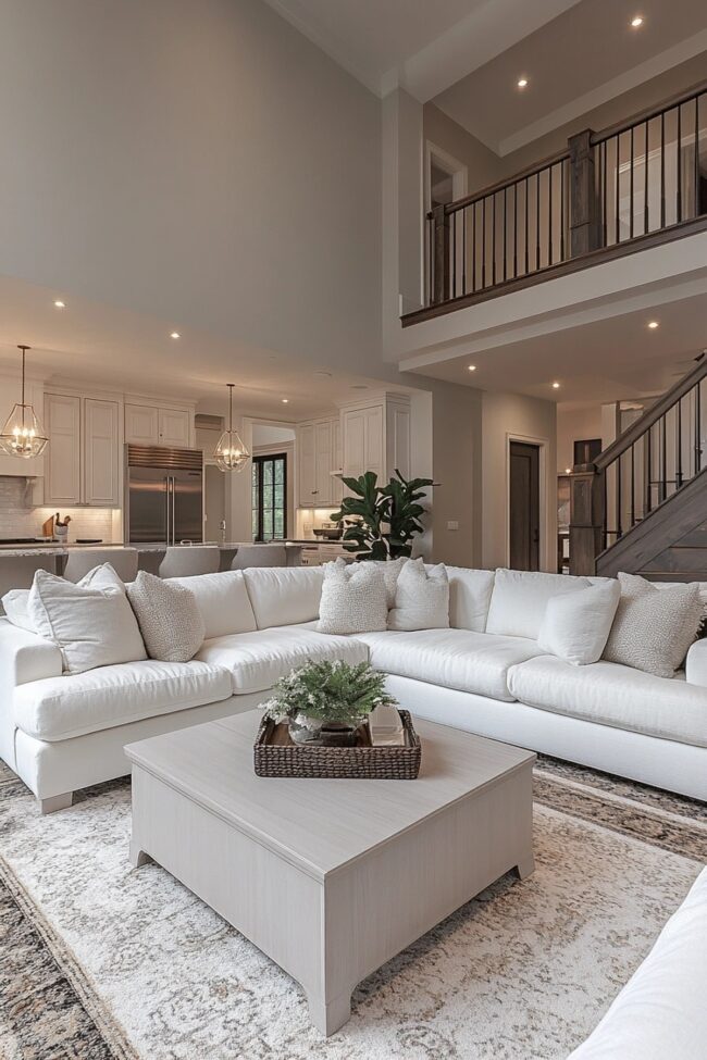 Transitional Living Room Elegance