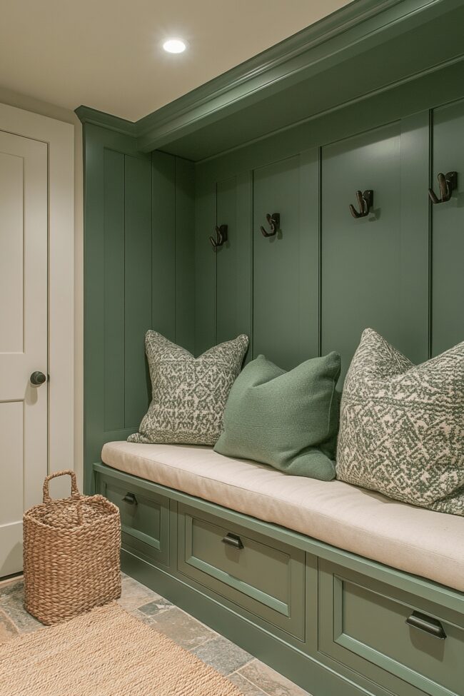 Moss Green Entryway