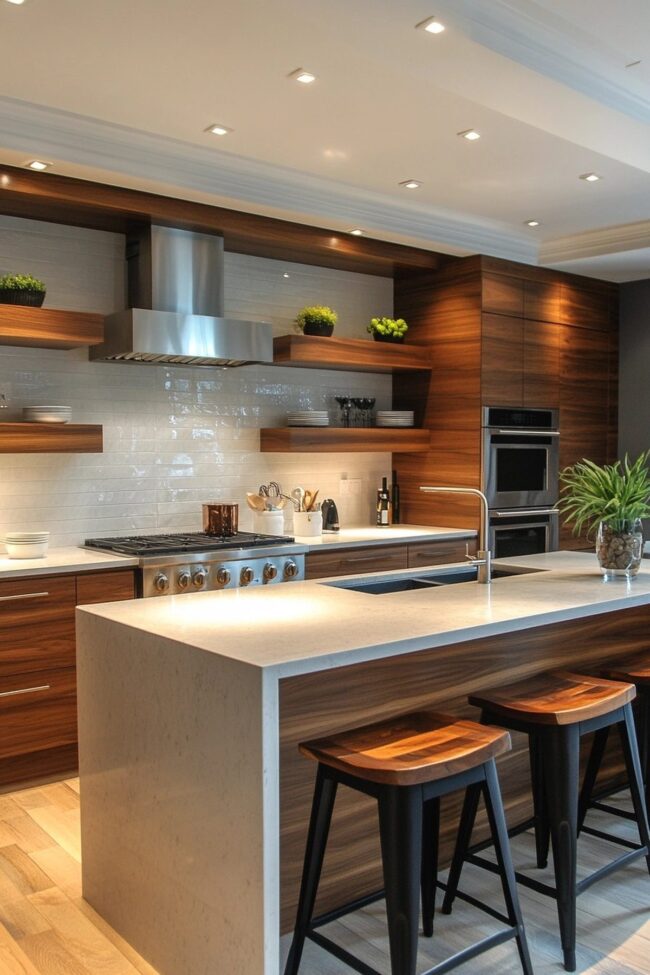 Lively Minimalist Kitchen