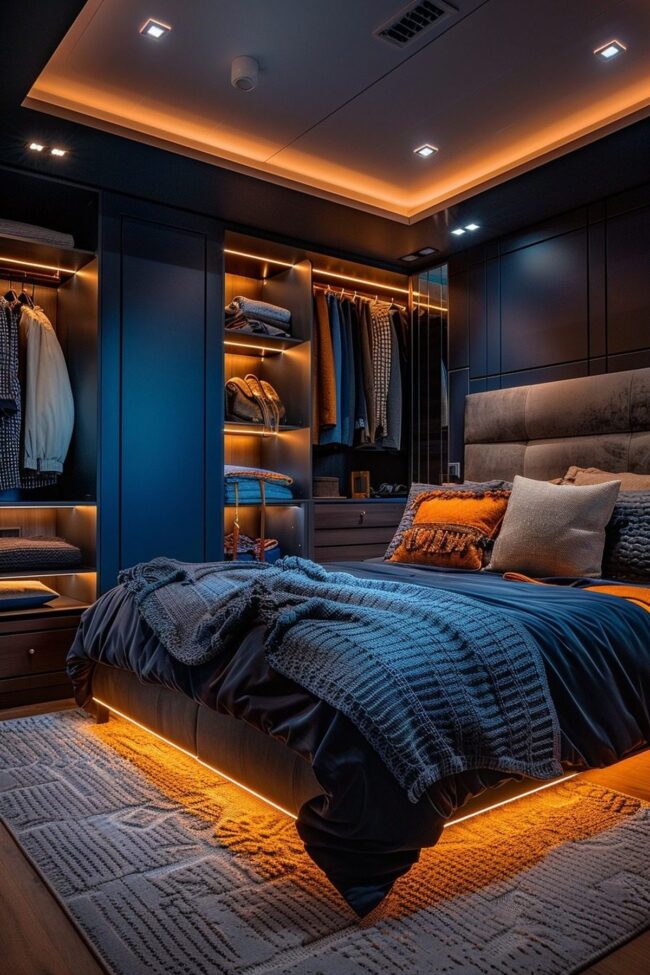 LED Lighting for Closet Elegance