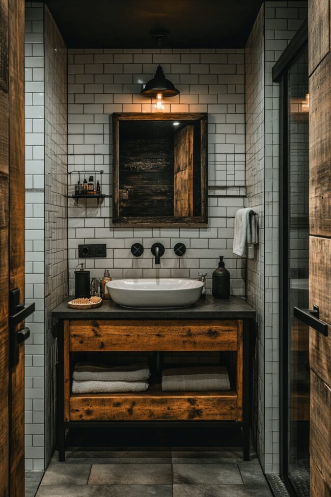 Subway Tile with Industrial Flair