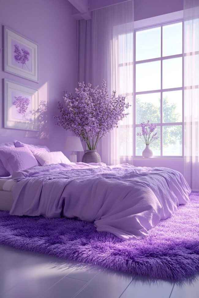 Minimalist Lavender Retreat