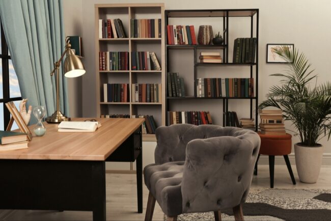 What Lighting Options Are Ideal For A Home Library?