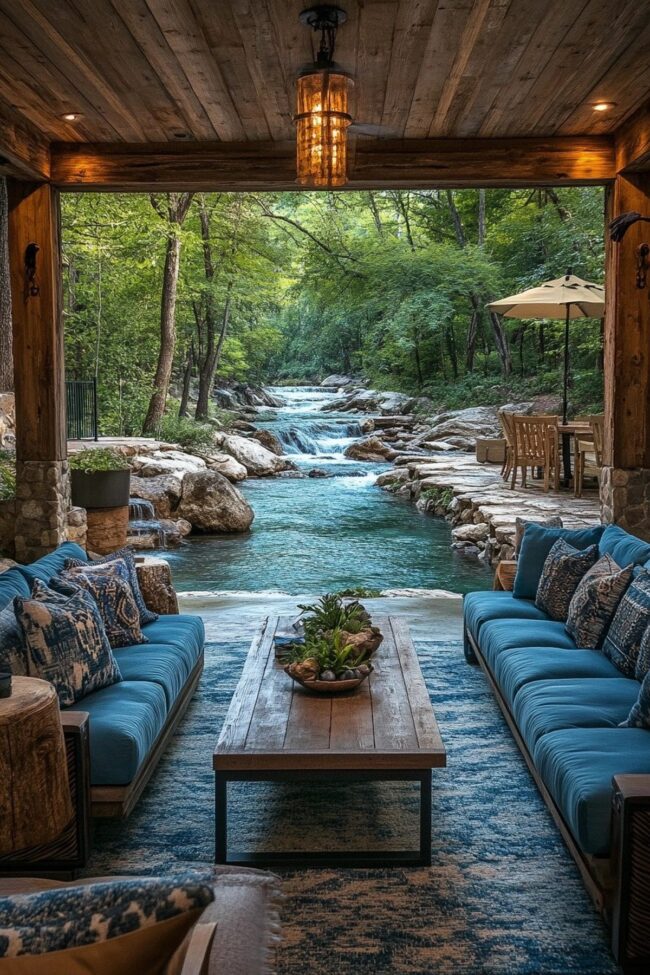 Streamside Tranquility Lounge