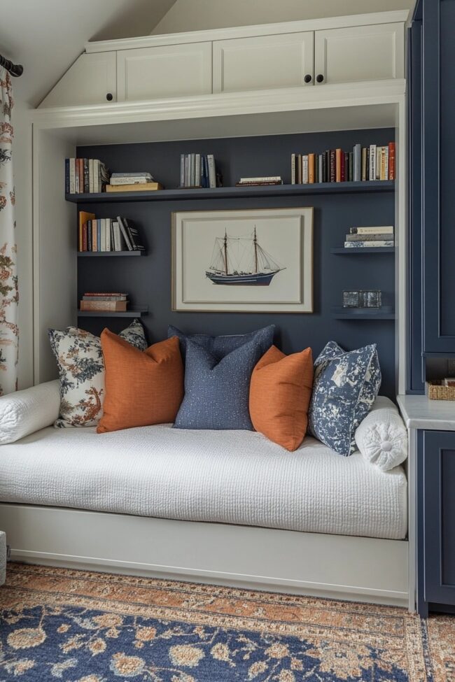 Preppy Multifunctional Guest Loft Space
