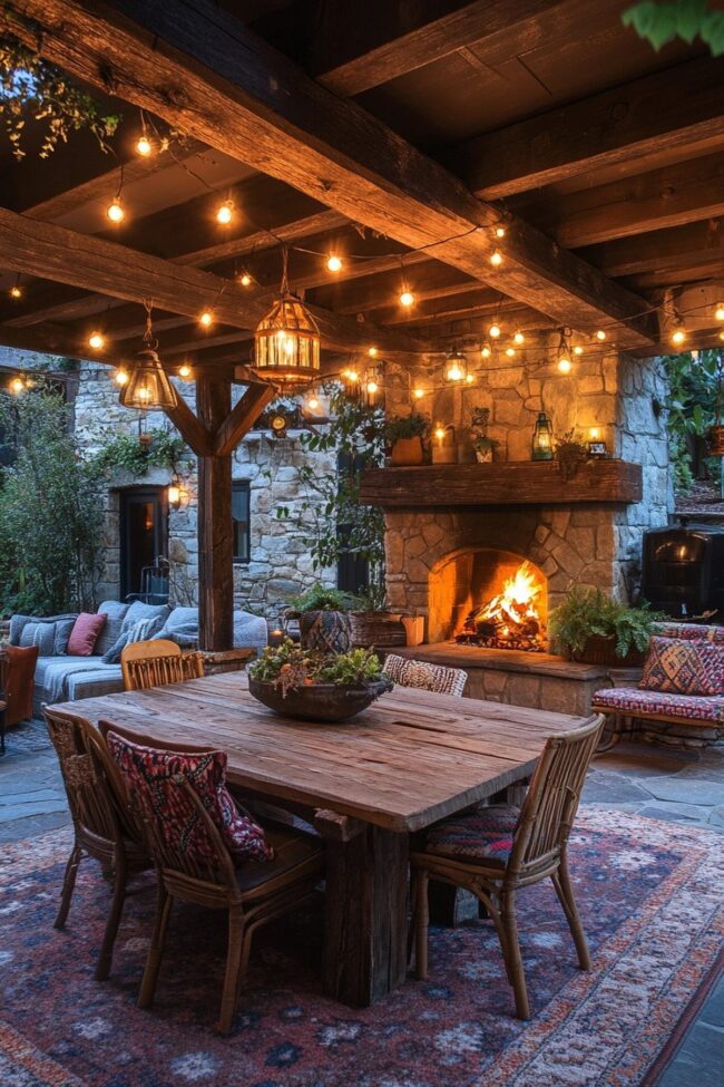 Charming Outdoor Seating for Rustic Spaces