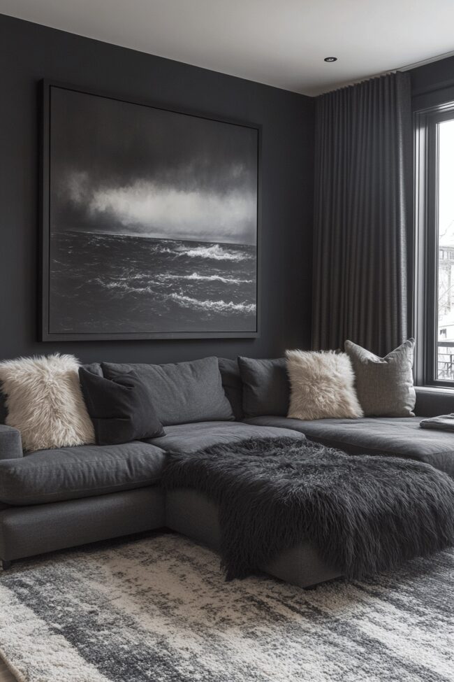 Charcoal Chic Lounge