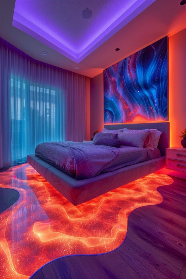 Interactive LED Floor Tile Lights