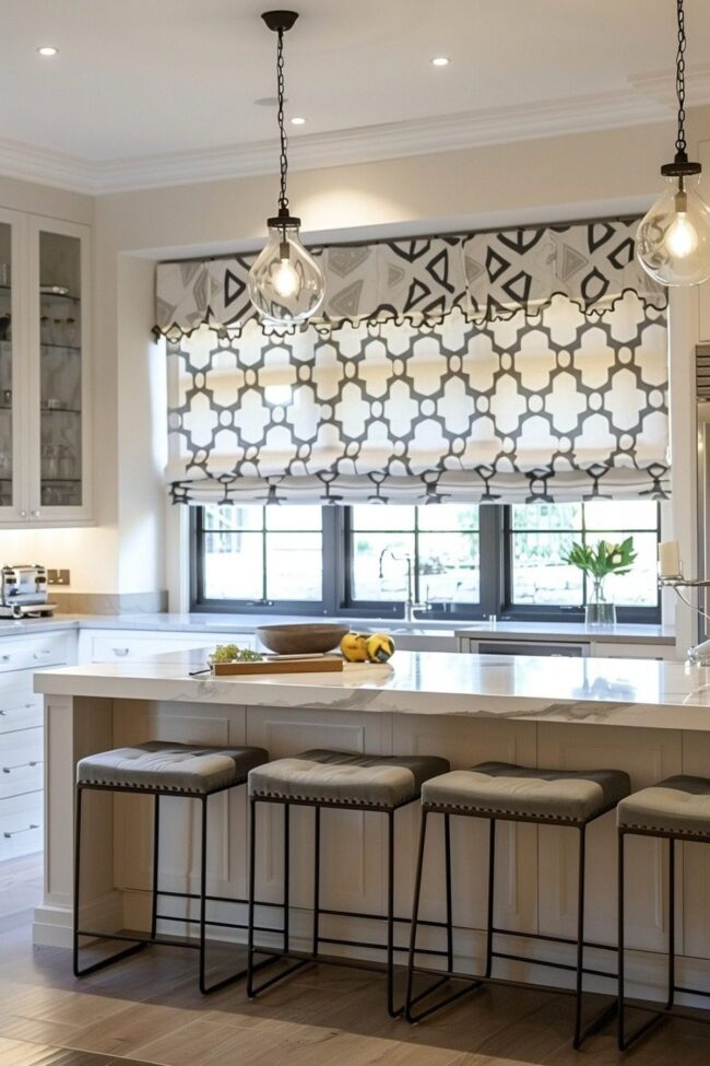 Modern Patterned Window Shades