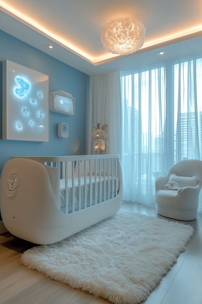 Tech-Savvy Baby Room