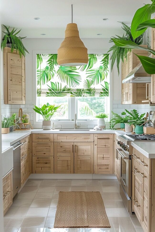 Exotic Leafy Elegance