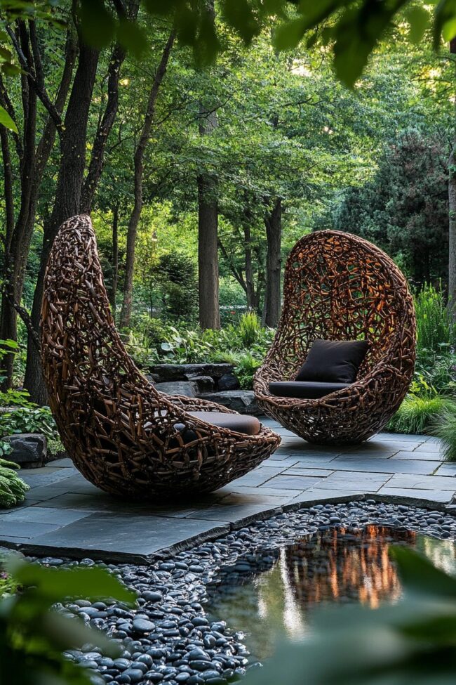 Unique Artistic Chairs for Outdoor Spaces