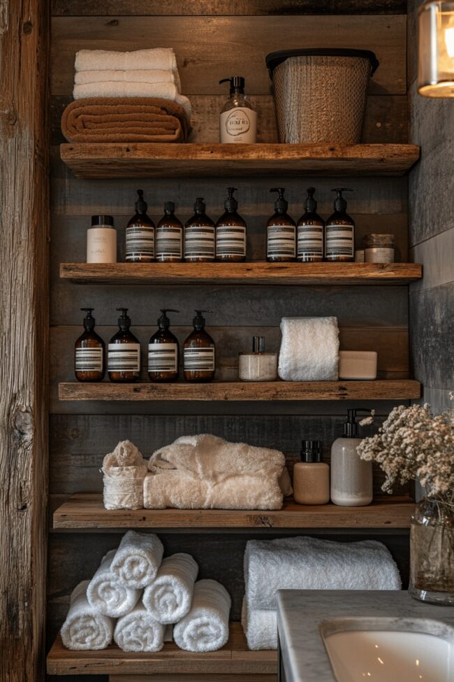 Open Shelf Organization Ideas