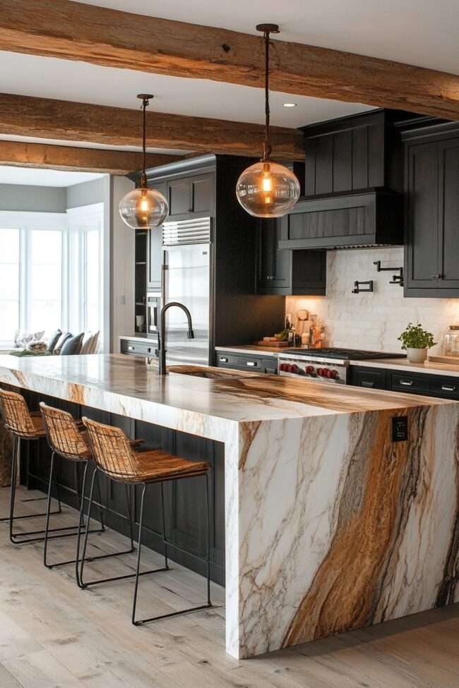 Classy Fusion Kitchen