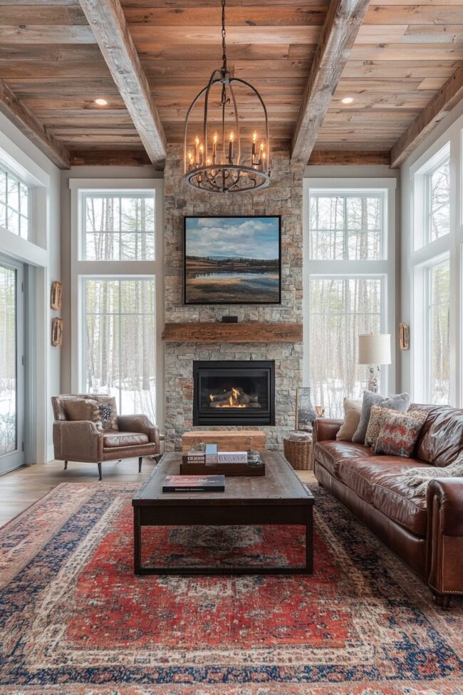 Bold Accents, Rustic Heart
