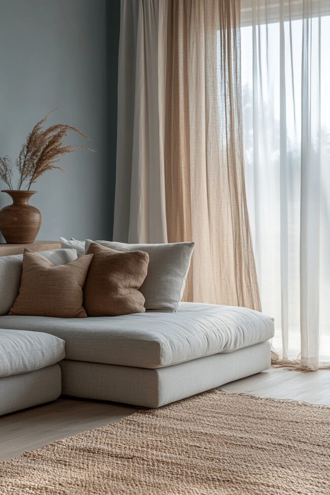 Muted Elegance Living Room