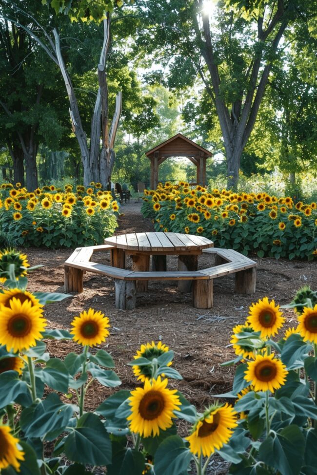 Golden Petal Gathering