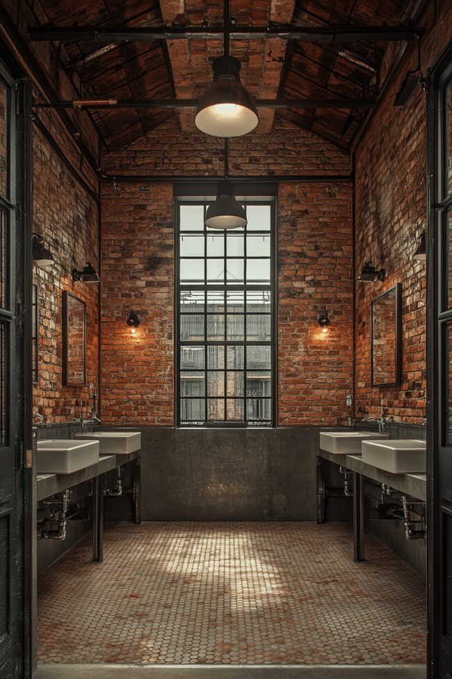 Urban Loft-Inspired Bathrooms